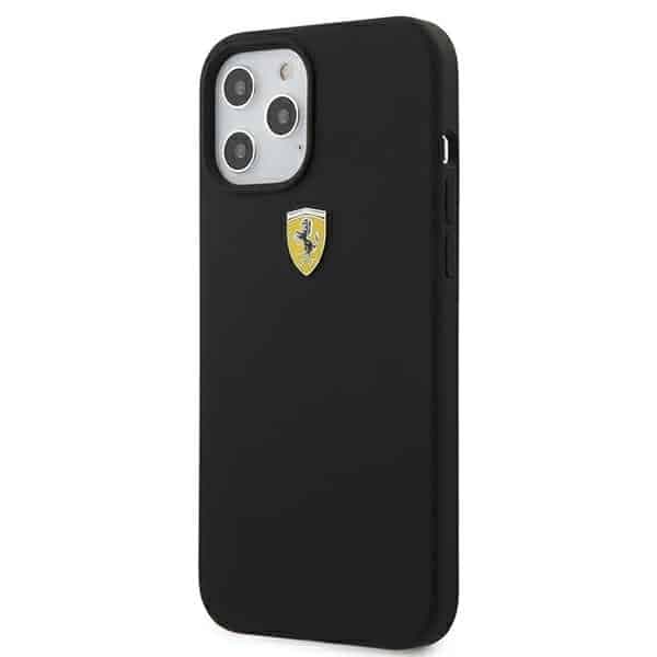 Ferrari On Track Silicone - θήκη για Apple iPhone 12 Pro Max - Μαύρο 2