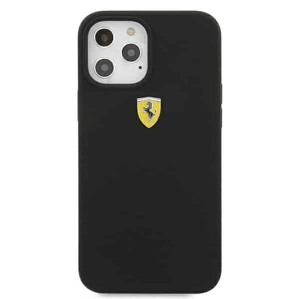 Ferrari On Track Silicone - θήκη για Apple iPhone 12 Pro Max - Μαύρο 3