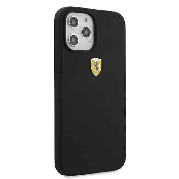Ferrari On Track Silicone - θήκη για Apple iPhone 12 Pro Max - Μαύρο 4