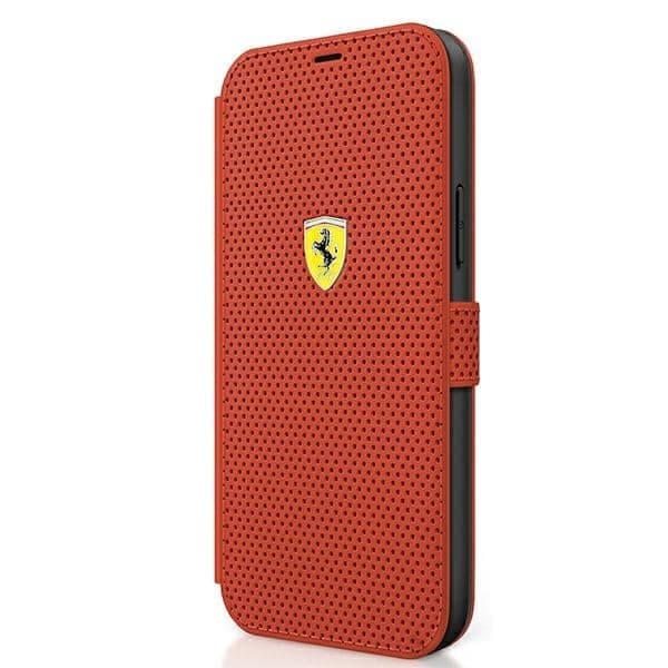 Ferrari On Track Perforated - θήκη για Apple iPhone 12 mini - Κόκκινο 2