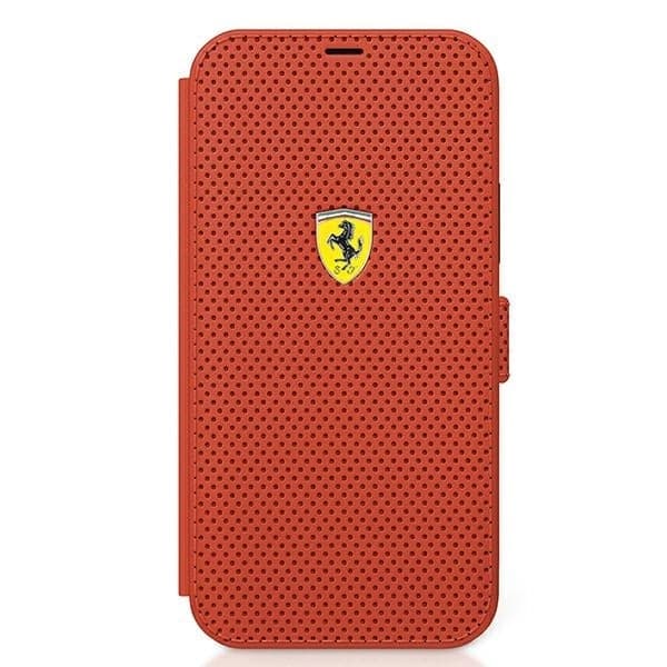 Ferrari On Track Perforated - θήκη για Apple iPhone 12 mini - Κόκκινο 4