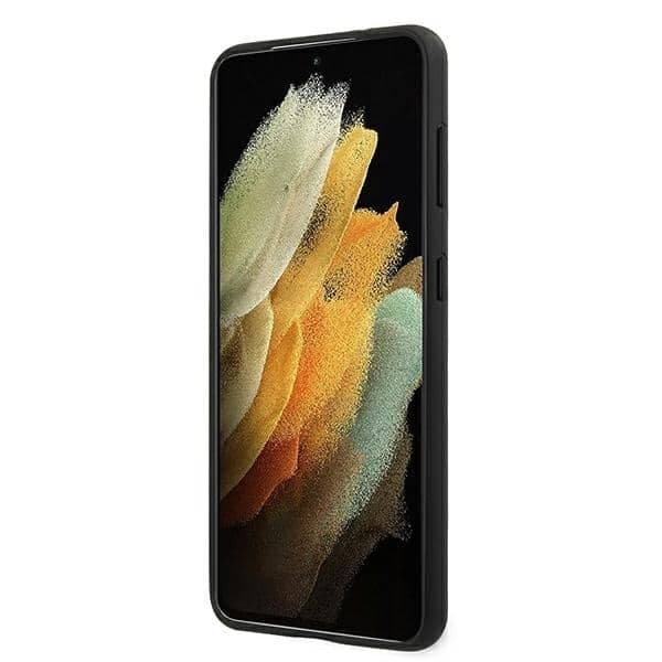 Ferrari Off Track Leather Nylon Stripe - Samsung Galaxy S21 - Μαύρο 5