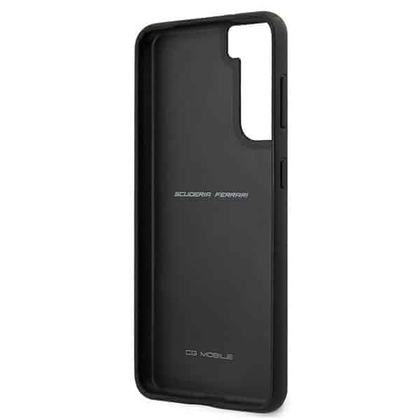 Ferrari Off Track Leather Nylon Stripe - Samsung Galaxy S21 - Μαύρο 7