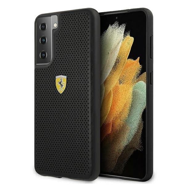 Ferrari On Track Perforated - Samsung Galaxy S21 - Μαύρο