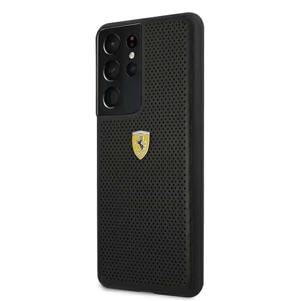 Ferrari On Track Perforated - θήκη για Samsung Galaxy S21 - Μαύρο 2