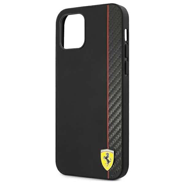 Ferrari On Track Carbon Stripe - θήκη για Apple iPhone 12 mini - Μαύρο 6