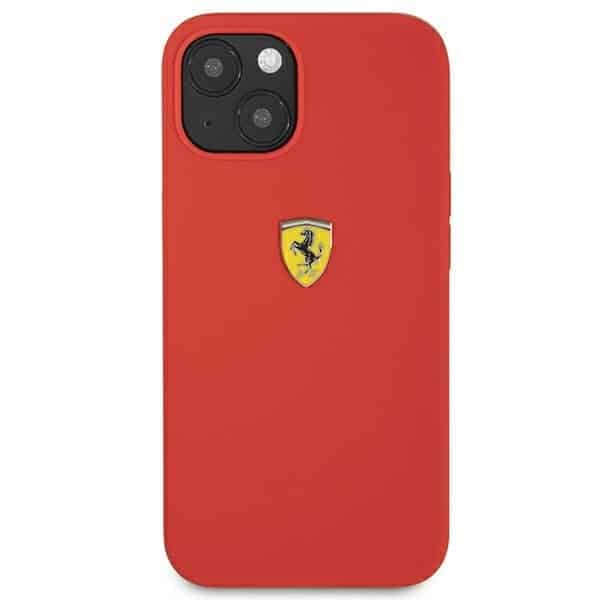 Ferrari Silicone - θήκη για Apple iPhone 13 mini - Κόκκινο 3