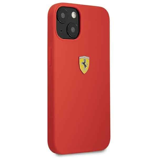 Ferrari Silicone - θήκη για Apple iPhone 13 mini - Κόκκινο 4