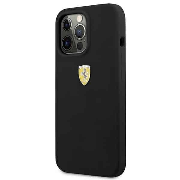 Ferrari Silicone - θήκη για Apple iPhone 13 Pro Max - Μαύρο 2