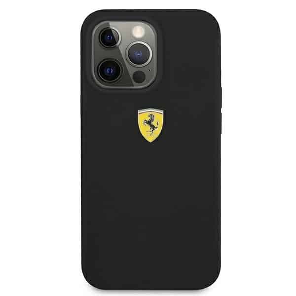Ferrari Silicone - θήκη για Apple iPhone 13 Pro Max - Μαύρο 3