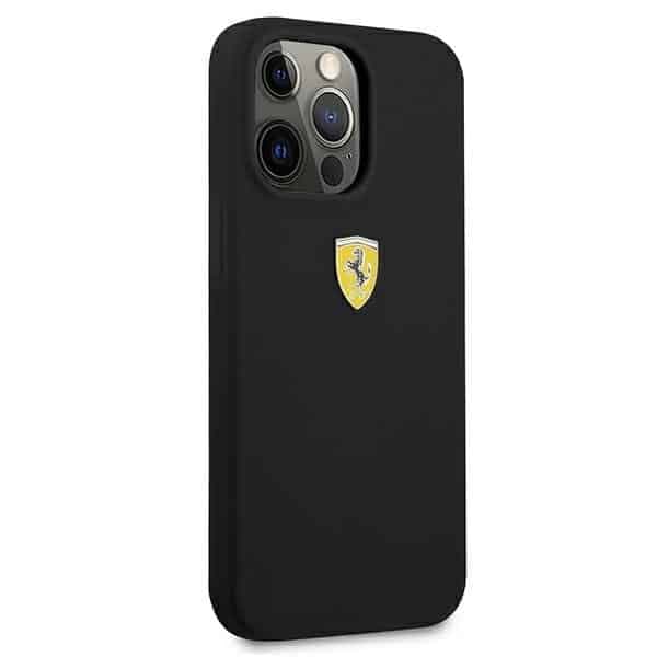 Ferrari Silicone - θήκη για Apple iPhone 13 Pro Max - Μαύρο 4