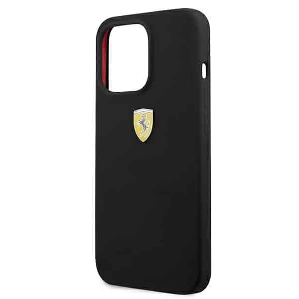 Ferrari Silicone - θήκη για Apple iPhone 13 Pro Max - Μαύρο 6