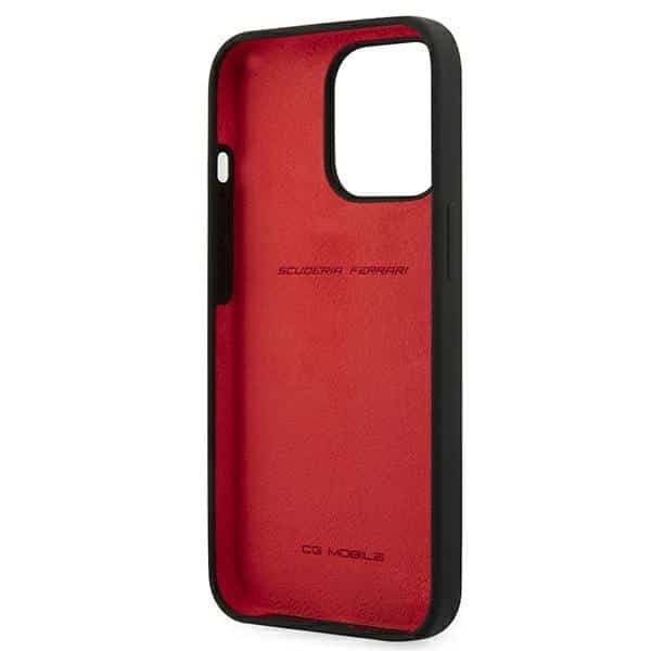 Ferrari Silicone - θήκη για Apple iPhone 13 Pro Max - Μαύρο 7