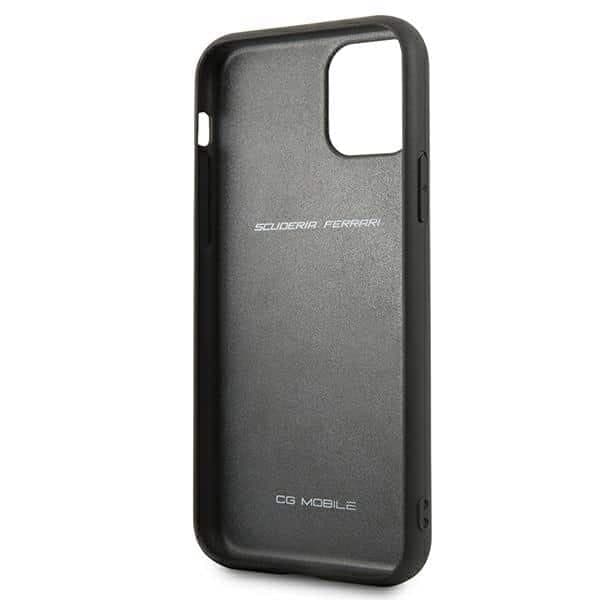 Ferrari Off Track Leather - θήκη για Apple iPhone 11 Pro - Κόκκινο 4