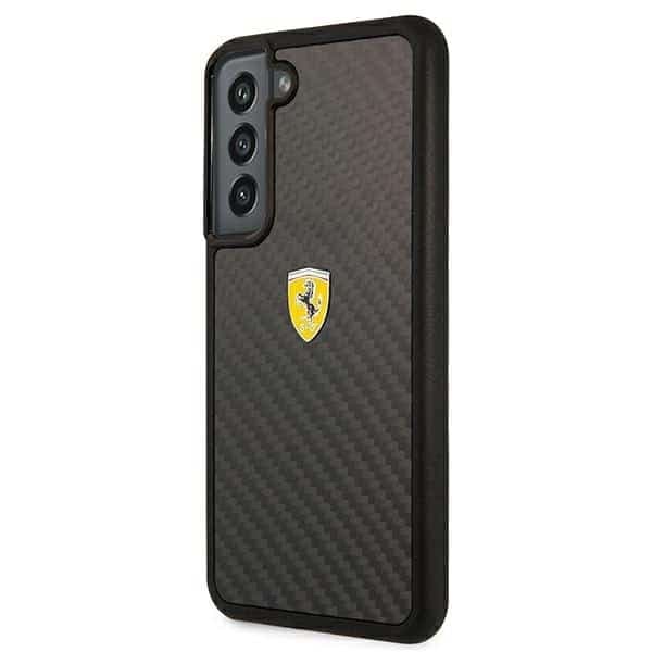 Ferrari On Track Real Carbon - θήκη για Samsung Galaxy S22 S901 - Μαύρο 2