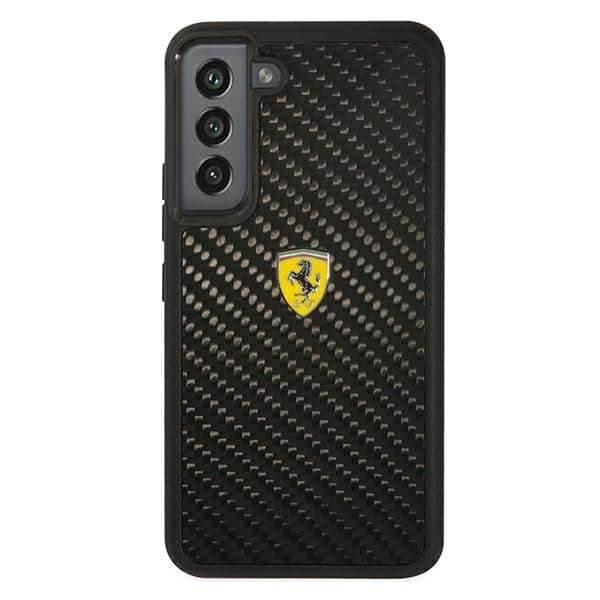 Ferrari On Track Real Carbon - θήκη για Samsung Galaxy S22 + S906 - Μαύρο 3