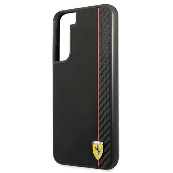 Ferrari On Track Carbon Stripe - θήκη για Samsung Galaxy S22 + S906 - Μαύρο 6