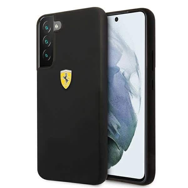 Ferrari On Track Silicone - θήκη για Samsung Galaxy S22 + S906 - Μαύρο