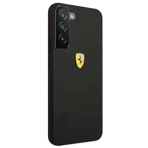 Ferrari On Track Silicone - θήκη για Samsung Galaxy S22 + S906 - Μαύρο 4