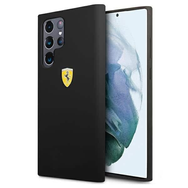 Ferrari On Track Silicone - θήκη για Samsung Galaxy S22ultra S908 - Μαύρο