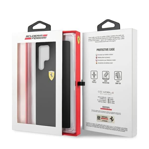 Ferrari On Track Silicone - θήκη για Samsung Galaxy S22ultra S908 - Μαύρο 8