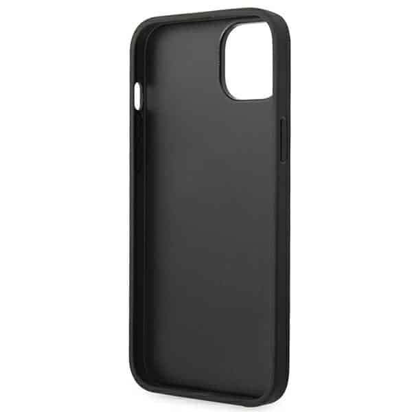 Ferrari Leather Stamp Sides - θήκη για Apple iPhone 14 Plus - Μαύρο 7