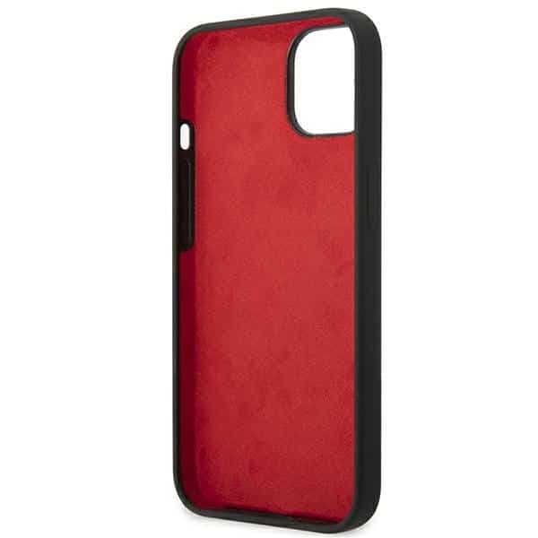Ferrari Silicone Metal Logo - θήκη για Apple iPhone 14 - Μαύρο 7