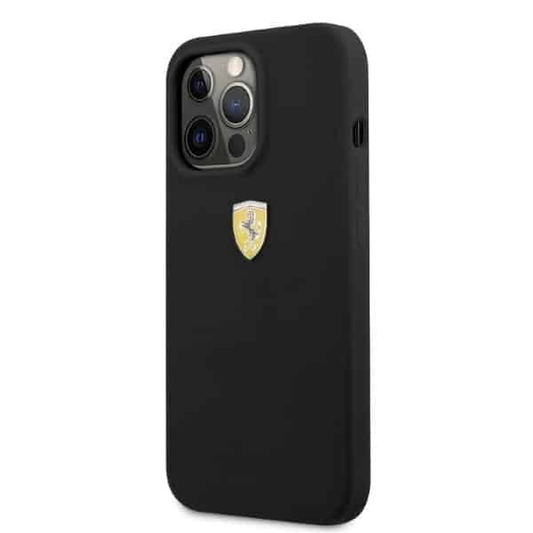 Ferrari Silicone - θήκη για Apple iPhone 13 Pro Max - Μαύρο 2