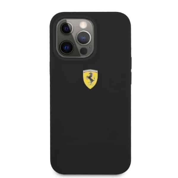 Ferrari Silicone - θήκη για Apple iPhone 13 Pro Max - Μαύρο 3