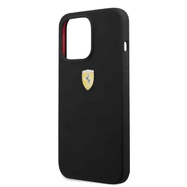 Ferrari Silicone - θήκη για Apple iPhone 13 Pro Max - Μαύρο 6