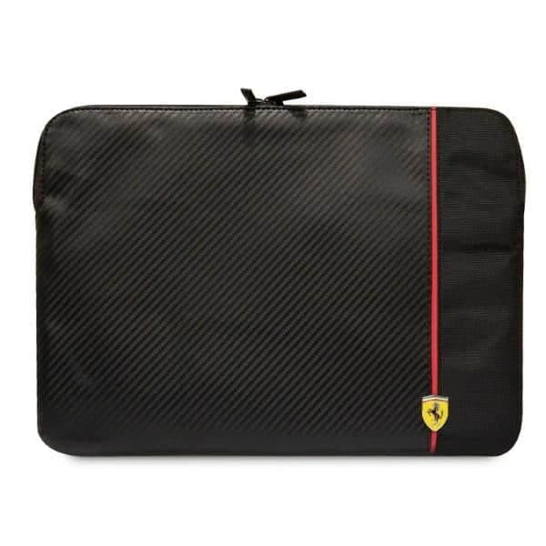 Ferrari Θήκη FECS14AXBK 14" Carbon&Smooth μαύρο/καρμπόν