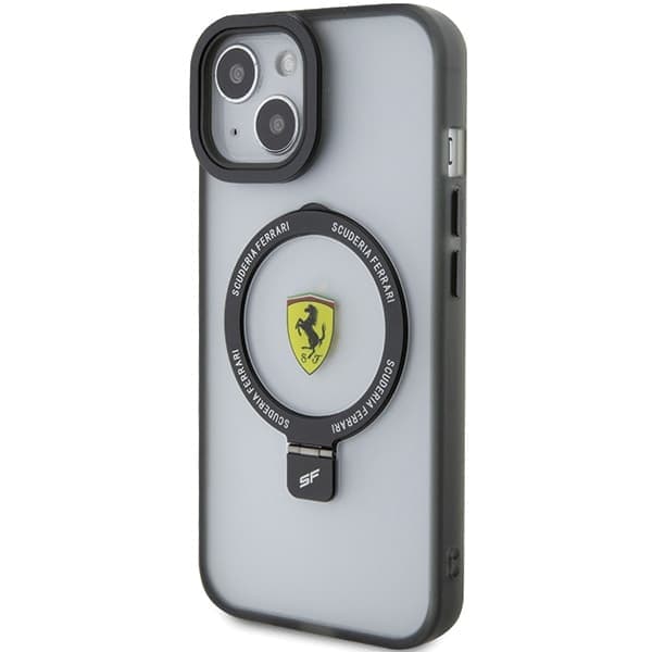 Ferrari Ring Stand 2023 Collection MagSafe - θήκη για Apple iPhone 15 - Μαύρο 2