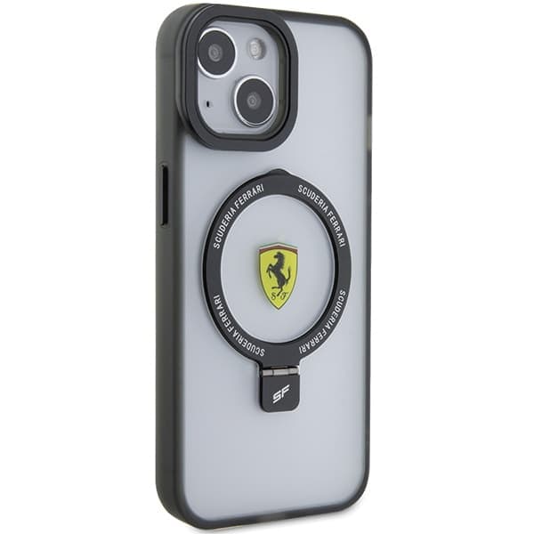 Ferrari Ring Stand 2023 Collection MagSafe - θήκη για Apple iPhone 15 - Μαύρο 4