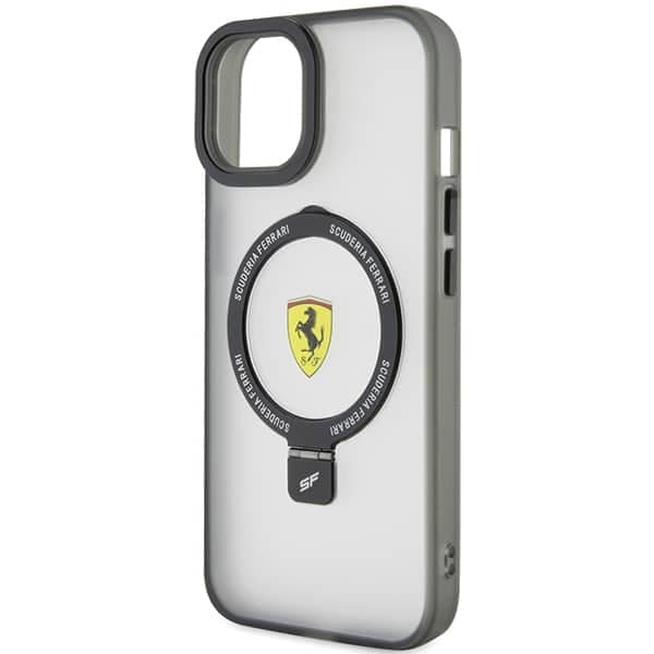 Ferrari Ring Stand 2023 Collection MagSafe - θήκη για Apple iPhone 15 - Μαύρο 6