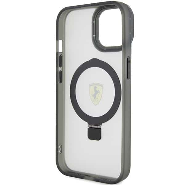 Ferrari Ring Stand 2023 Collection MagSafe - θήκη για Apple iPhone 15 - Μαύρο 7