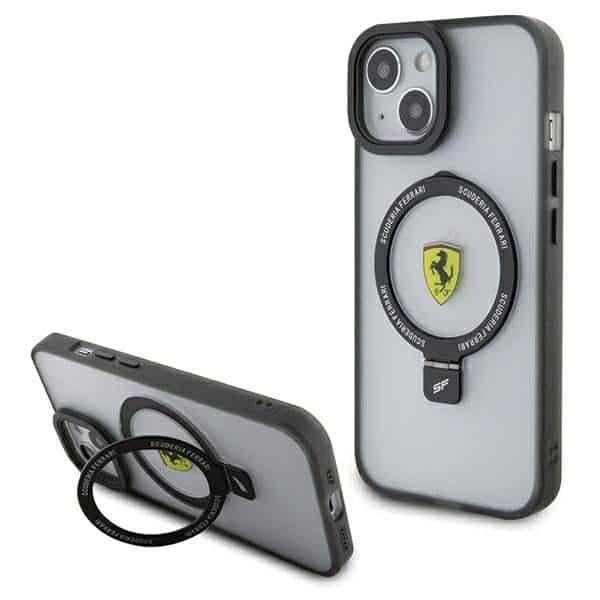 Ferrari Ring Stand 2023 Collection MagSafe - θήκη για Apple iPhone 15 - Διάφανο