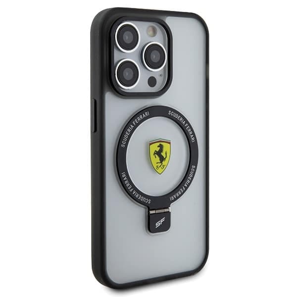 Ferrari Ring Stand 2023 Collection MagSafe - θήκη για Apple iPhone 15 Pro - Διάφανο 4