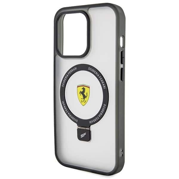 Ferrari Ring Stand 2023 Collection MagSafe - θήκη για Apple iPhone 15 Pro - Διάφανο 6