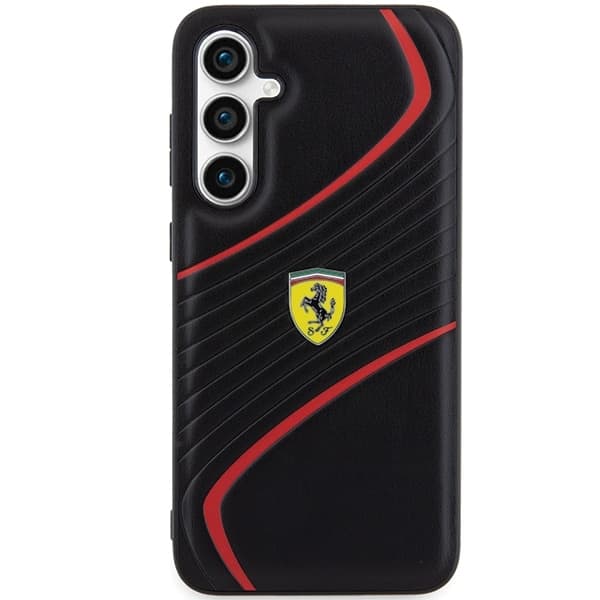 Ferrari Twist Metal Logo - θήκη για Samsung Galaxy S23 FE - Μαύρο 3