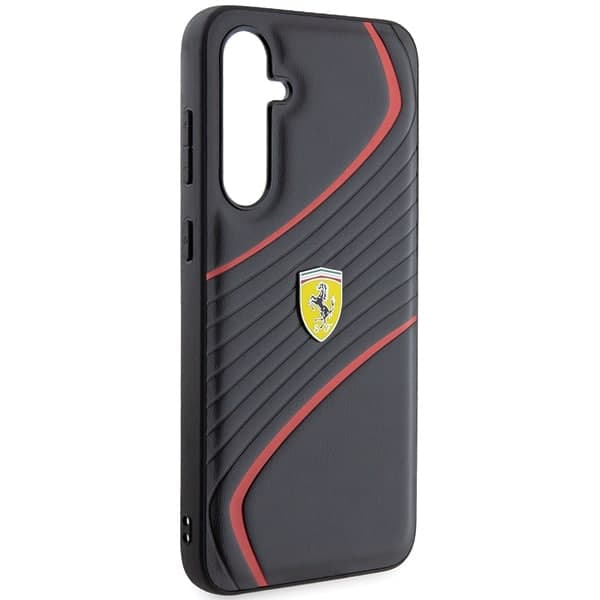 Ferrari Twist Metal Logo - θήκη για Samsung Galaxy S23 FE - Μαύρο 4
