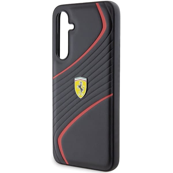 Ferrari Twist Metal Logo - θήκη για Samsung Galaxy S23 FE - Μαύρο 5