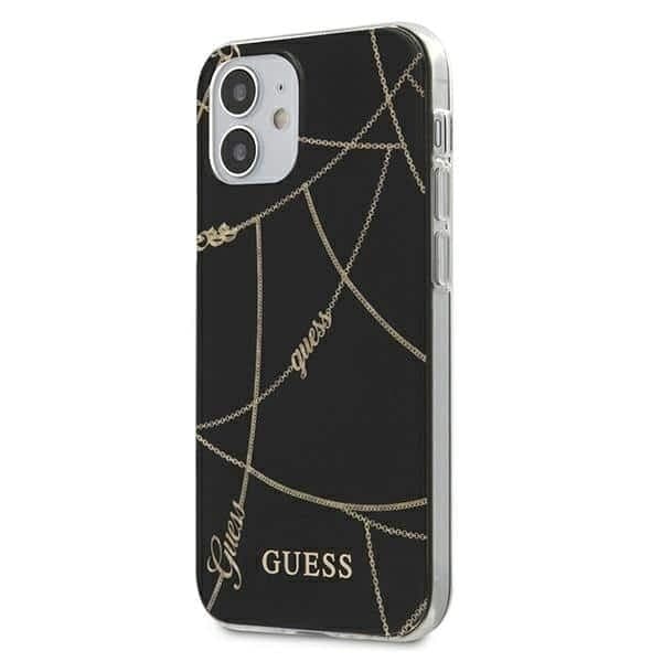 Guess Chain Collection - θήκη για Apple iPhone 12 mini - Μαύρο