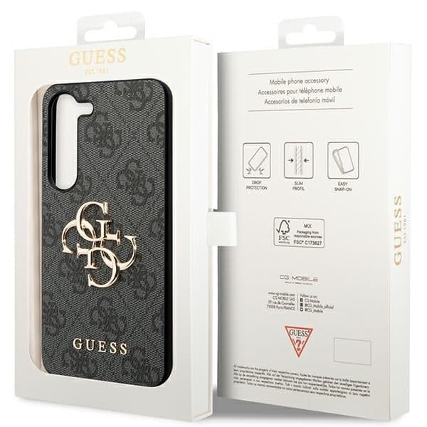 Guess 4G Big Metal Logo - θήκη για Samsung Galaxy A35 - Μαύρο 8