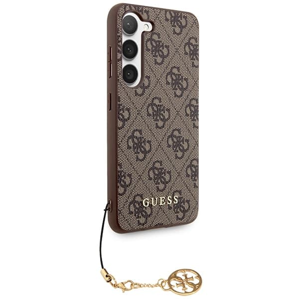 Guess 4G Charms - θήκη για Samsung Galaxy A35 - Καφέ 4