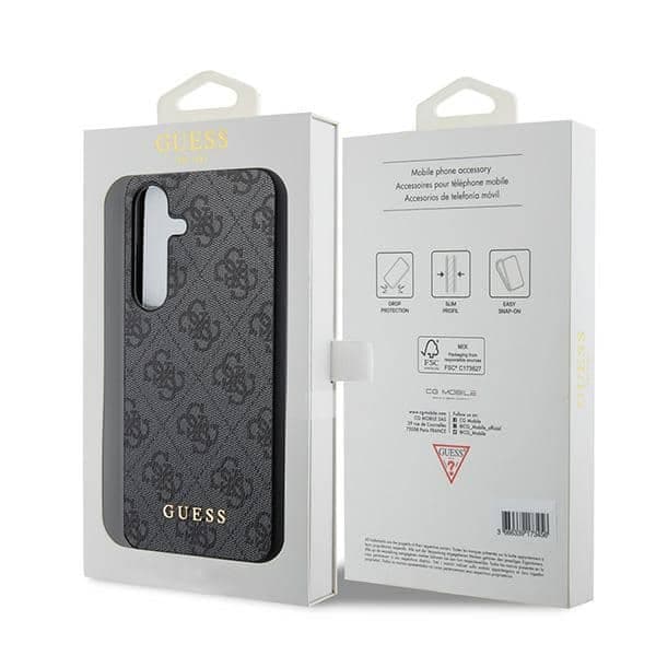 Guess 4G Metal Gold Logo - θήκη για Samsung Galaxy A35 - Μαύρο 8