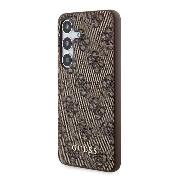 Guess 4G Metal Gold - θήκη για Samsung Galaxy A35 - Καφέ 2