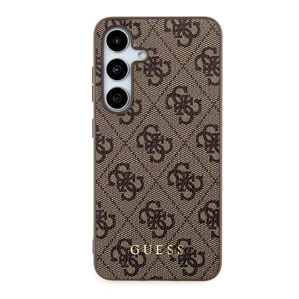 Guess 4G Metal Gold - θήκη για Samsung Galaxy A35 - Καφέ 3