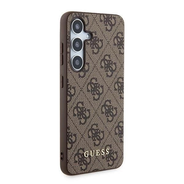 Guess 4G Metal Gold - θήκη για Samsung Galaxy A35 - Καφέ 4