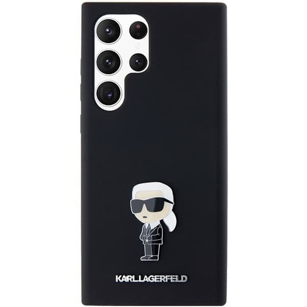 Karl Lagerfeld Silicone Ikonik - θήκη για Samsung Galaxy S24 Ultra - Μαύρο 3