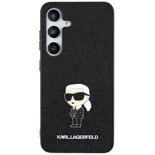 Karl Lagerfeld Fixed Glitter Ikonik Logo - θήκη για Samsung Galaxy A35 - Μαύρο